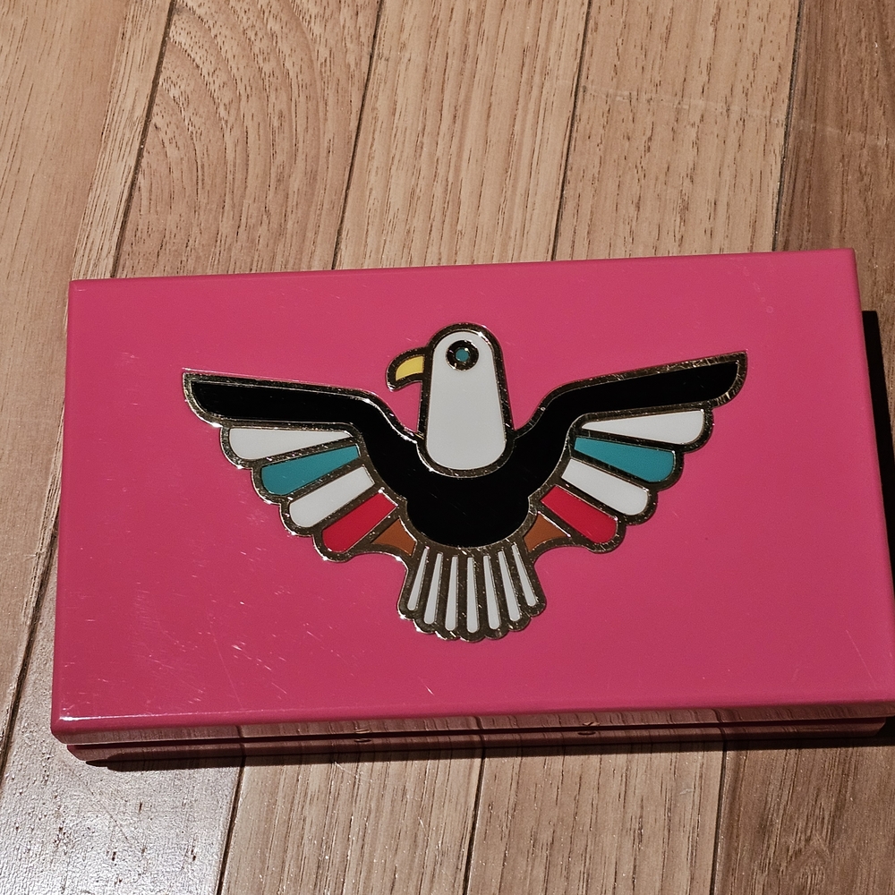 Charlotte Olympia Pink Clutch with Bird Motif